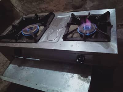 Steel Gas Stove  slightly used durable and best quality 9/10 Condition