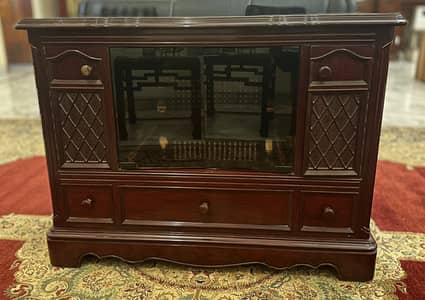 Sheesham Wood Console | LED Console | Tv Console | Handmade | Luxury