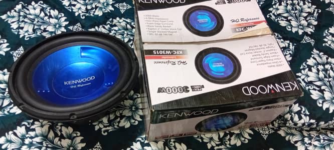 Kenwood subwoofer car baser