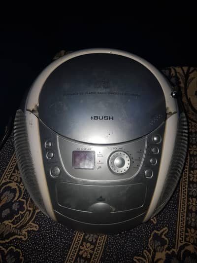 original Bush radio CD player and cassette recorder