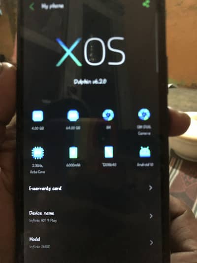 Hot 9 play 64 gb 4 gb rom