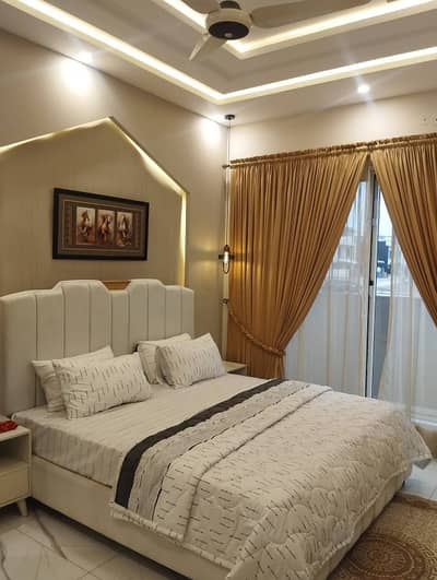 Short time 1bed ROM full furnished apartments safe and scour 100%coupe allow