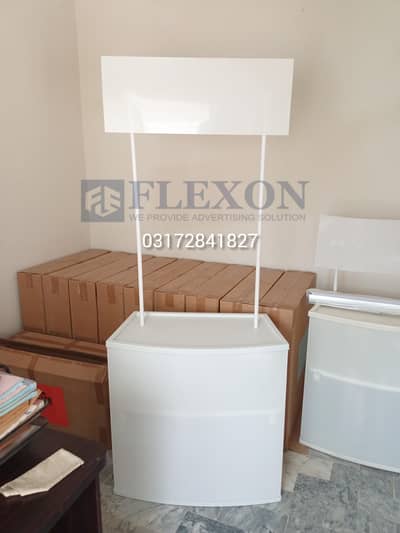 X Standees, X Stand, Roll-up, China Kiosk, Promotion table, Printing