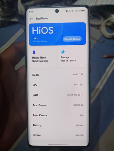 Tecno camon 30s 10/10 only mobile official pta approved.