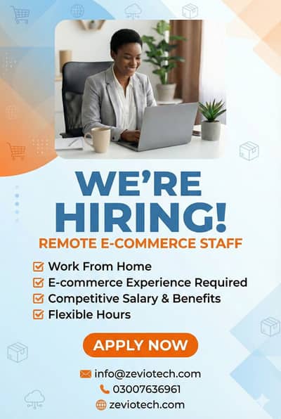 Ecommerce expert required for home base remote job