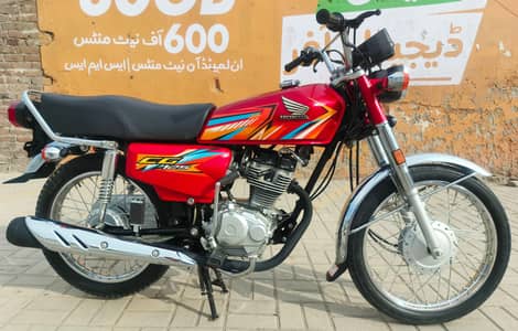 Honda CG 125 Red model 2025 for Sale