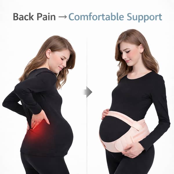 Pregnancy Support Belt for Back & Belly Pain | Maternity Waist Support Belt for Pregnant Women