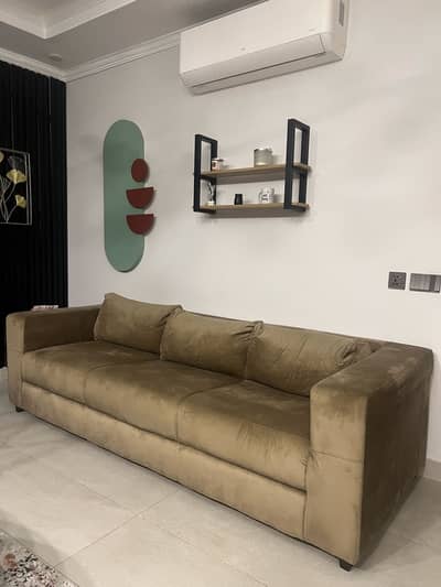 Three seater large seat sofa