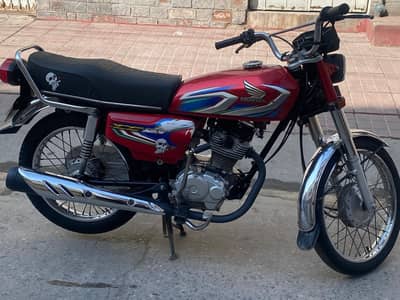 Honda CG 125 model 2021/2022 All Punjab number