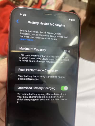 iPhone XR for sale | 128GB| 84 health | am good condition | 9/10