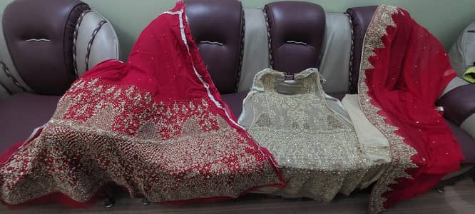 3 pc lehnga, linning, shirt pipping, shawal