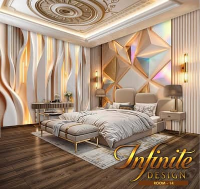 3D Flex wallpaper/ Waterproof sheet