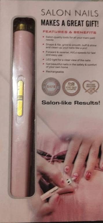 Rechargeable Salon Nails Electric Manicure Tool | Professional Nail Drill Machine with Multiple Bits | Portable Nail Care Kit for Home & Salon Use