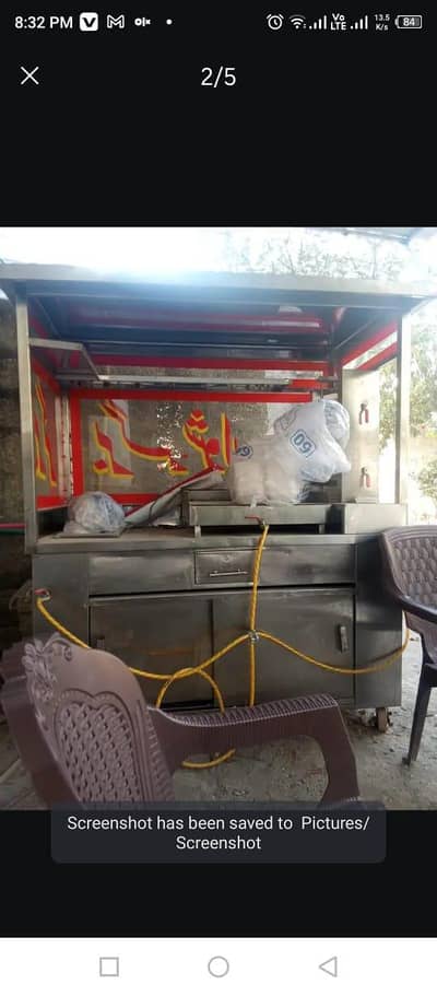 shawarma and burger counter