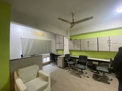 Furnished Office Available In Rent At Shahrae Faisal.