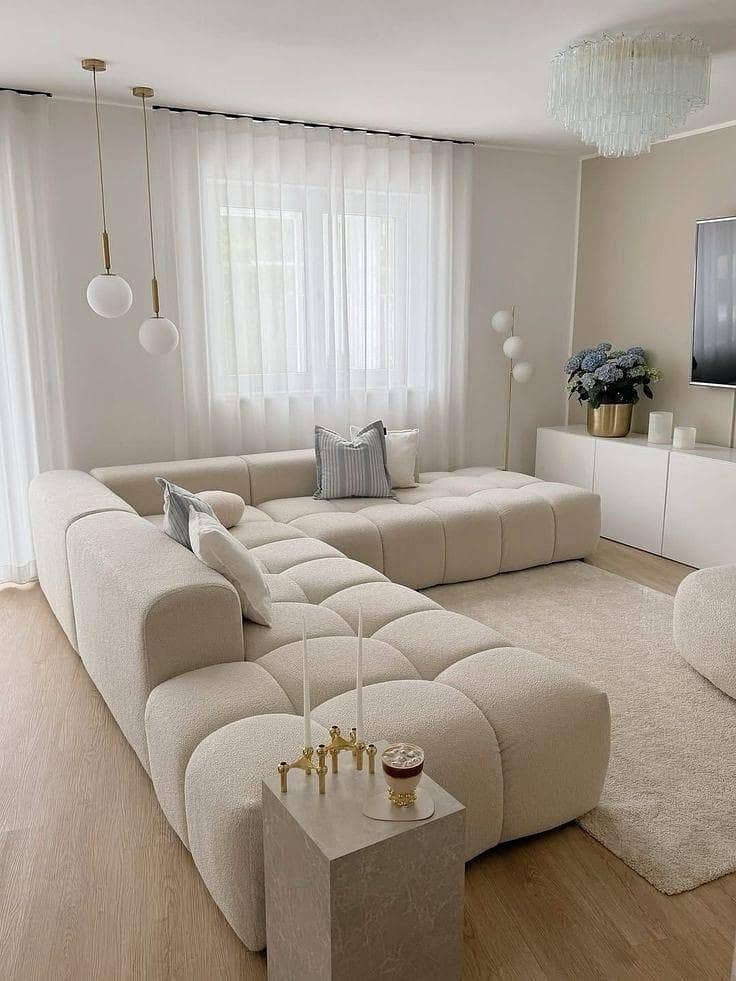 Fluffy Corner Sofa's 4