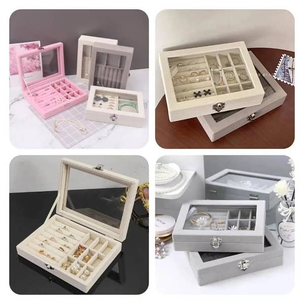 Stylish Jewellery Organizer | Compact Travel Jewelry Box | Durable Portable Storage for Necklaces, Earrings, Rings & Accessories