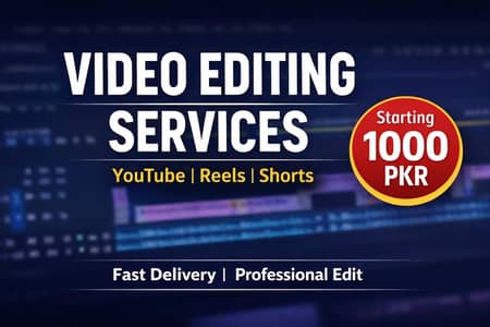 Professional Video Editing Service | YouTube, Reels & Shorts