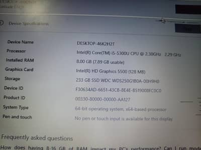 Laptop for Sale