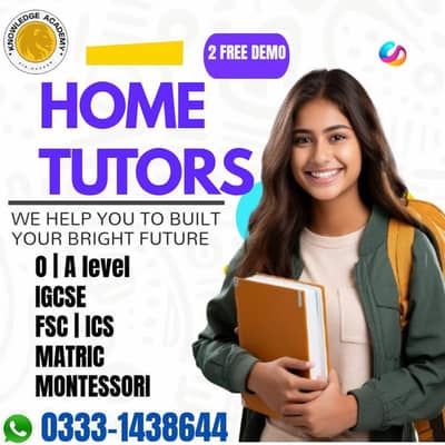 Home Tutor, Online Tutor,O level,A level,IGCSE,Bio,Math,KG,Eng,Accoun