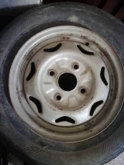 Used Rims with tyre.