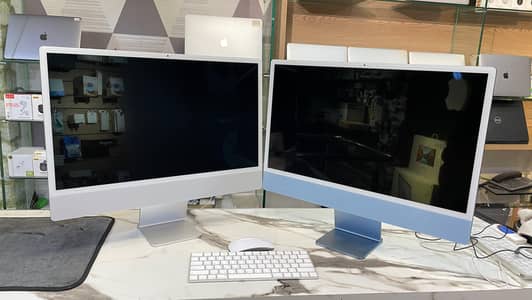 apple iMac M3 / 24-inch 10C / 16Gb - 2Tb / Blue with Box & Accessories