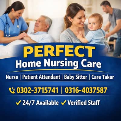 Nurse /Nanny /Care Takers /Patient attendant/Maid's/Baby sitter/Cook