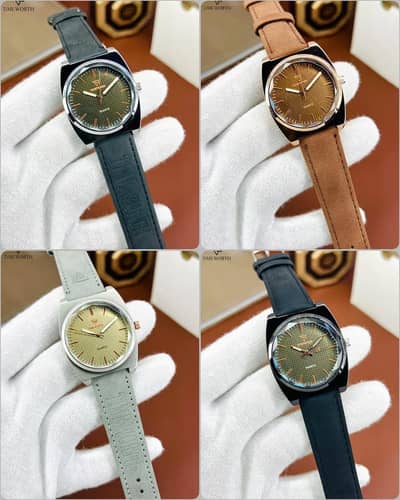 Luxury Quartz Watch for Men | 2026 Fashion Watch | Leather/Suede Strap