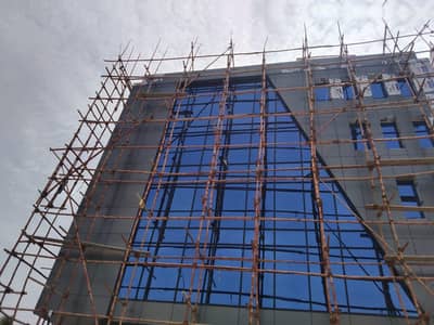aluminium Wall Cladding Sheet deluxe bond and curtain wall glass