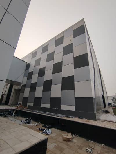 aluminium Wall Cladding Sheet deluxe bond and curtain wall glass AcP