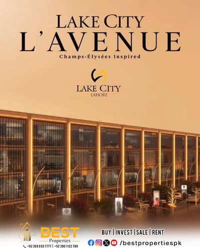 Golden Opportunity in Lake City Main Round About 12 Marla Commercial Plot On One Year Easy Installment Plan