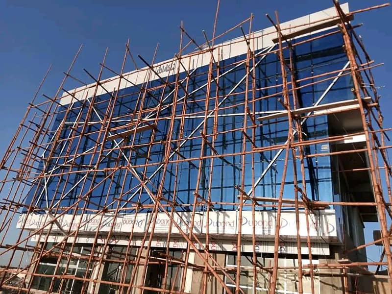 aluminium Wall Cladding Sheet deluxe bond and curtain wall glass ...