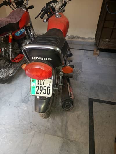 Honda CG 125 2018 jenven candition