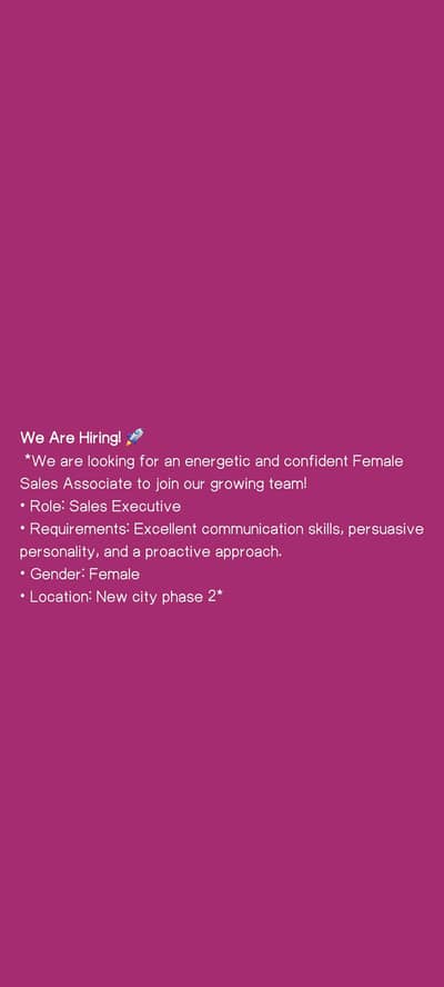 Sales Executive