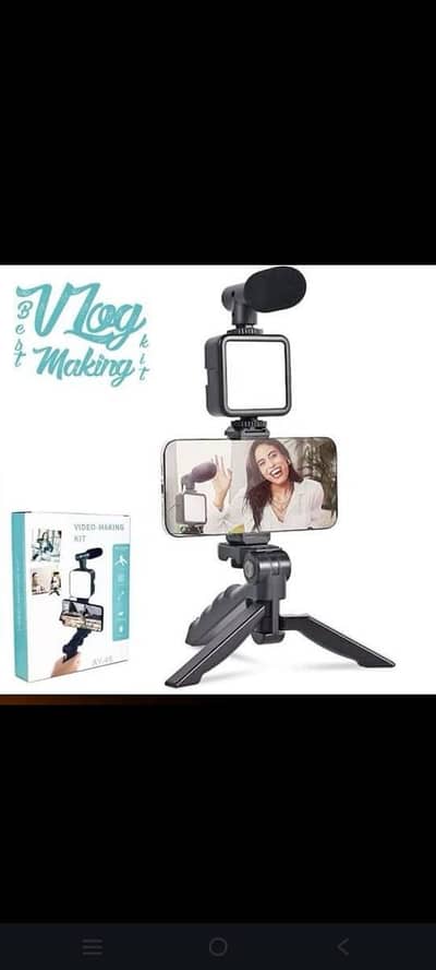 vlog making  stand