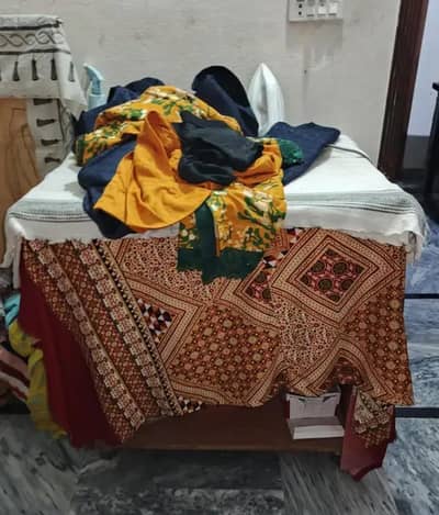 iron stand with storage area