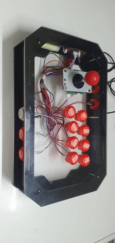 Arcade rechargeable wireless and wired controller