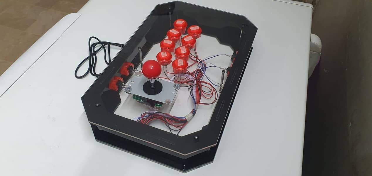 Arcade rechargeable wireless and wired controller 8