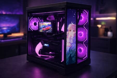 Crystal X CoreView LED Display Case with 4 Infinity Fans New Box Pack