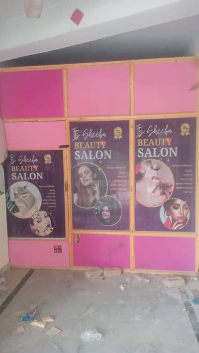 Front Glass door for Shop with wooden frame 10*9 feet