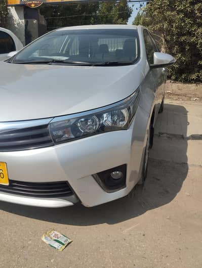 Corolla Gli Auto Model 2016 Silver Color bumper to bumper original