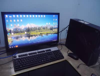 Lenovo i5 4th generation  8/128. with 24 inch LG. LCD Just 1 month use