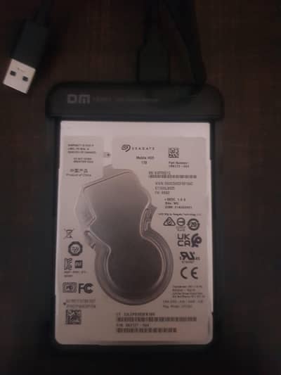 Seagate 1tb hard with ps4 games