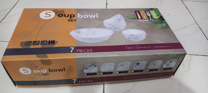 7 PC new soup set