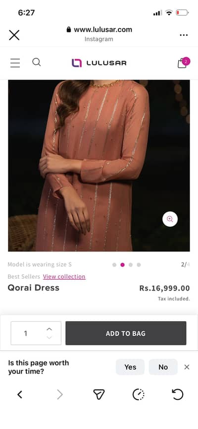 Once wore original lulusay