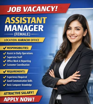 Female Assistant Required