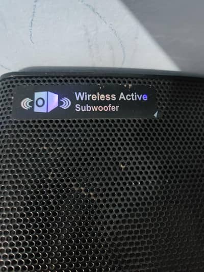 LG wireless subwoofer with 5 speakers