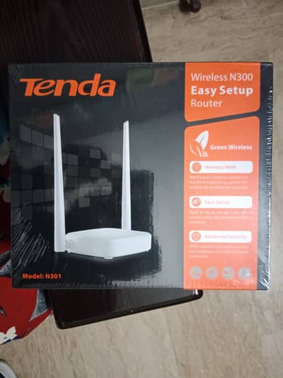 tenda N301 wifi router box pack