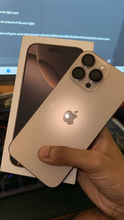 Iphone 16 pro max non pta factory unlock with box