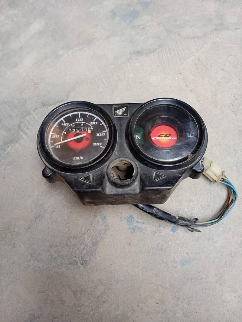 speedometer, headlight and fitting 0